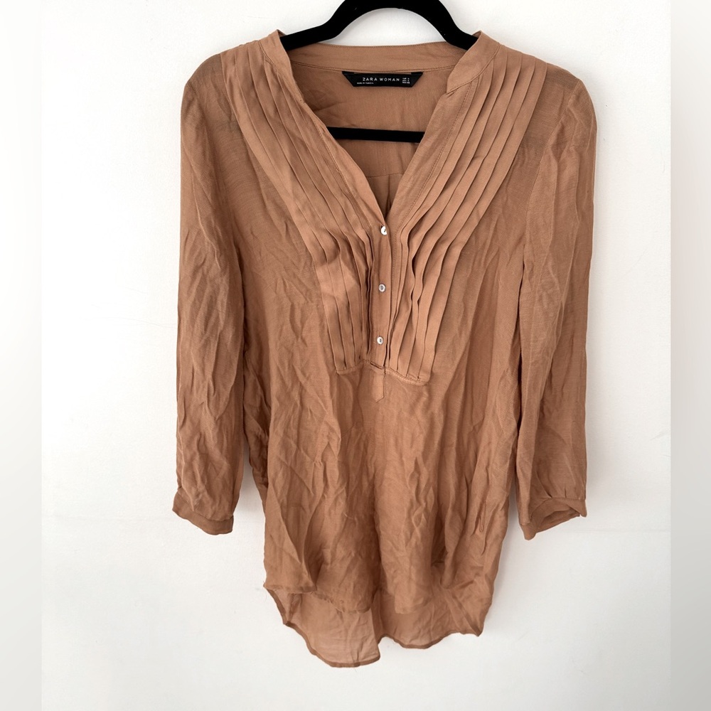 Zara women’s tunic style  blouse